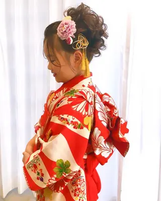 ヘアアレンジ キッズ 池田 みのりのヘアスタイル