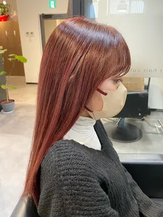 ロング 👑髪質改善カラー 中垣斗希のヘアスタイル