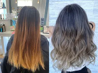 ロング カラー パーマ ヘアアレンジ ネイル 美容室 ソンリエのヘアスタイル