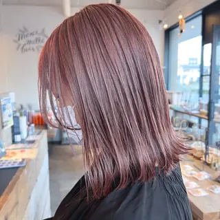 ミディアム カラー 1005mille cinq所属・岸下 理緒のヘアスタイル