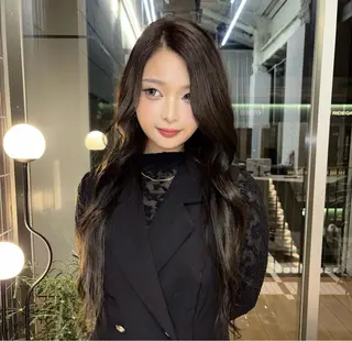 ロング カラー 名古屋栄カラーモデル sayoのヘアスタイル