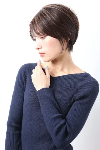 ショート カラー 自由が丘×似合わせ ディレクター枦山大将のヘアスタイル