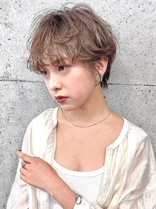 ショート パーマ ruen 上通り　髪質改善＆ショートカット所属・💫熊本上通り💫 田口 紗羅のヘアスタイル