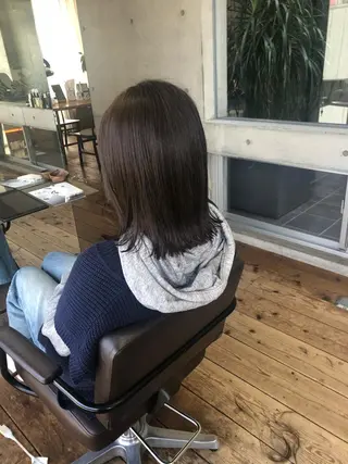 ロング カラー nagisa /縮毛矯正のヘアスタイル