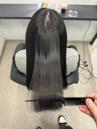 ロング XYZ所属・縮毛矯正/髪質改善 韓国風/MIKIYAのヘアスタイル