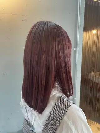 ミディアム カラー 🍀アレンジ簡単ヘア ☘️石田万里奈🍀のヘアスタイル