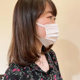 セミロング パーマ 高橋 涼香のヘアスタイル