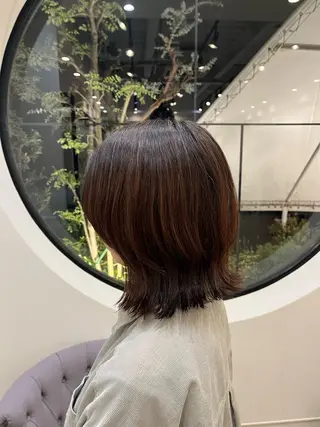 ミディアム MAHAE 東芝のヘアスタイル
