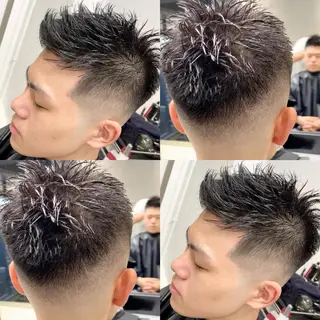 ショート メンズ 及川シゲル 髪質改善講師のヘアスタイル