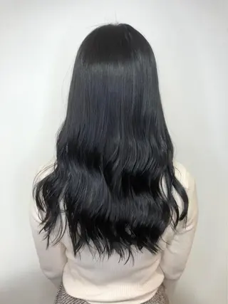 ロング カラー 小川 美奈のヘアスタイル