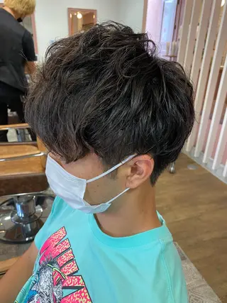 ショート パーマ メンズ Jill franc _ ayanoのヘアスタイル