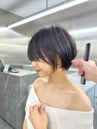 ショート ショート/似合わせ/ 透明感カラー古市唯人のヘアスタイル