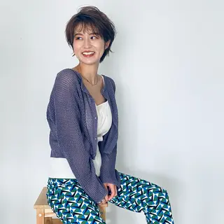 ショート カラー メンズカット/パーマ 👟黒田紗名👟のヘアスタイル