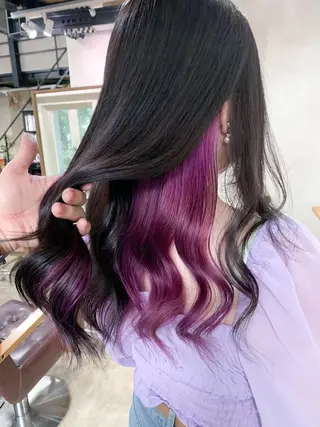 セミロング カラー 透明感カラー特化型 NAOKIのヘアスタイル