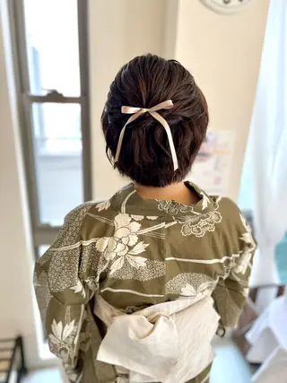 ヘアアレンジ 似合わせヘアメイク 💐オダギリチアキのヘアスタイル