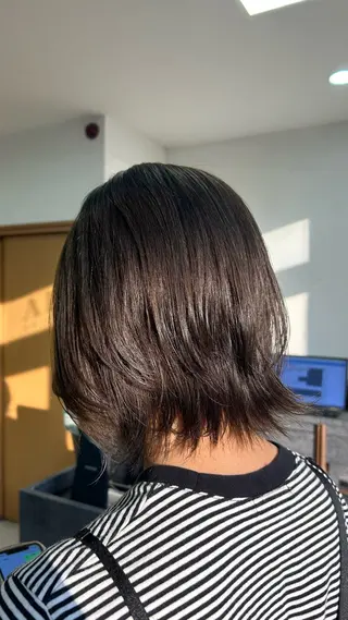 ミディアム ❄️艶カラー/レイヤ ー/ボブ/mao❄️のヘアスタイル