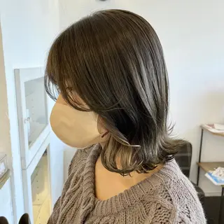 ミディアム カラー 伊藤ゆかり/髪質改善 /透明感カラーのヘアスタイル