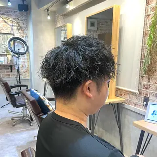 ショート Aguhairponte所属・メンズ 特化・川田のヘアスタイル
