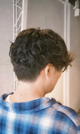 ショート パーマ メンズ iki所属・パーマstyle てるてるのヘアスタイル