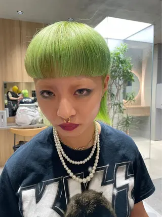 ミディアム カラー 銀座/MINX 宇都 愛梨/デザインカットのヘアスタイル