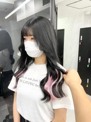 ロング カラー ミルボンAujua認定サロン Ria OSAKA 梅田所属・メンズ、エクステ特化 Ryuのヘアスタイル