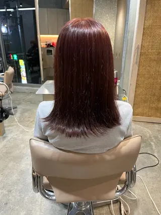 セミロング カラー 清水 美紅のヘアスタイル