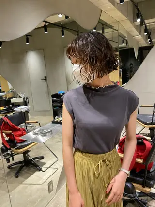 ショート パーマ hemm,hemm.所属・ショート・ボブ MIKUのヘアスタイル