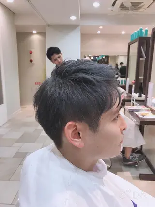 ショート カラー メンズ 美髪矯正/髪質改善 /ヨナミネのヘアスタイル