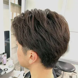 カラー メンズ 🦖韓国風メンズ/ カルマパーマ/羽根田のヘアスタイル