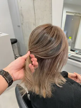 ミディアム ✨上品可愛い 垢抜けカラー/後藤✨のヘアスタイル