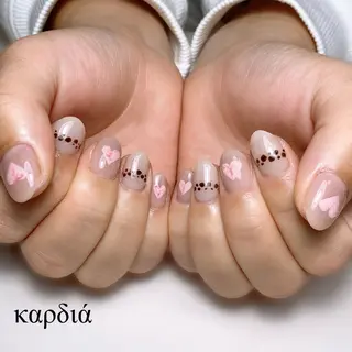 ネイル καρδιά -ｶﾙﾃﾞｨｱ-のネイルデザイン