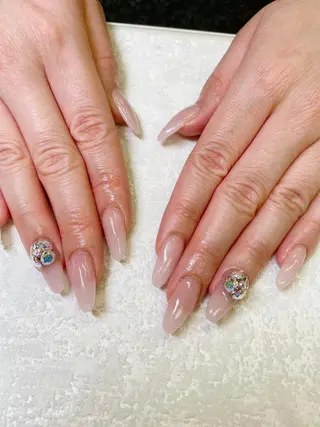 セミロング JNA認定講師🌸 RIEのネイルデザイン