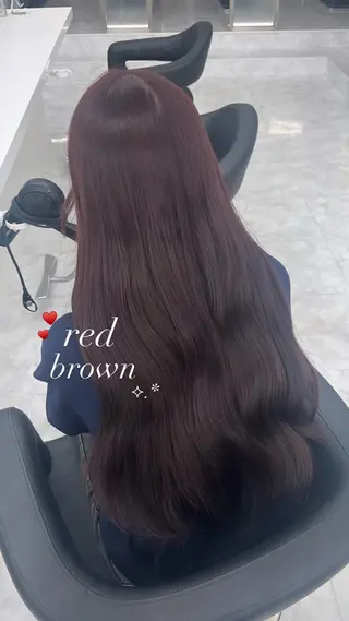 ロング Hina🎀♡ 暖色/縮毛のヘアスタイル