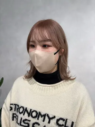 ミディアム 森住 優香のヘアスタイル