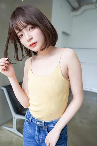カラー ショート ANGELICA 難波店のヘアスタイル
