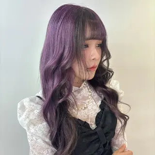 ロング カラー Ren. 🦋デザインカラーのヘアスタイル