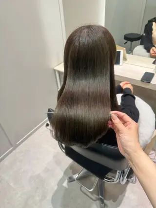 ロング カラー レイヤー/髪質改善カ ラ-🤍津田奈々美‎のヘアスタイル