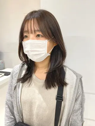 ミディアム カラー Amelie所属・Amelie yunのヘアスタイル