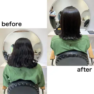 ミディアム パーマ 川間 将彦のヘアスタイル