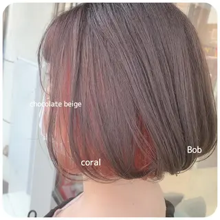 ショート teddy所属・韓国レイヤー//ブラ ウンカラー🐼メイのヘアスタイル