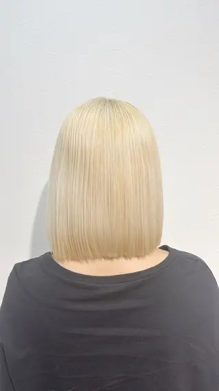 ミディアム カラー ブリーチ予約率90% 以上✨森山陽向のヘアスタイル