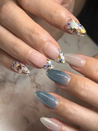 セミロング nail&eyelash   NICO所属・KINUGASA YUKAのネイルデザイン