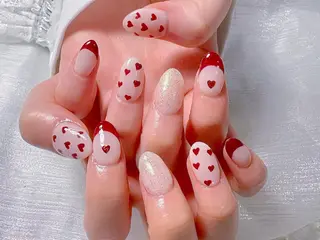 ネイル 🎀鈴音🎀 ワンホンネイルのネイルデザイン