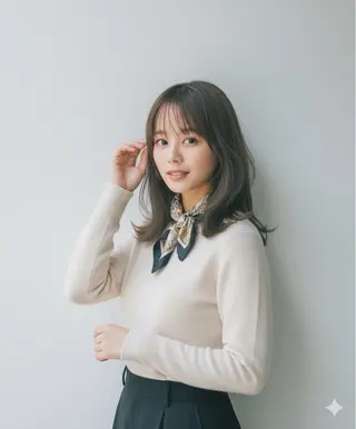 ミディアム カラー VIE.ORNER 土気🍃笹岡航太のヘアスタイル