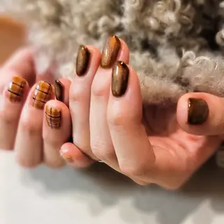 ネイル 🌲🌳🚪iiit o🌲🌳🌲のネイルデザイン