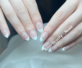 ネイル Kaka_ パラジェル、長さだしのネイルデザイン