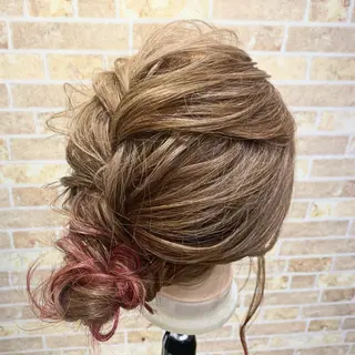 セミロング カラー ヘアアレンジ 古沢 みづきのヘアスタイル