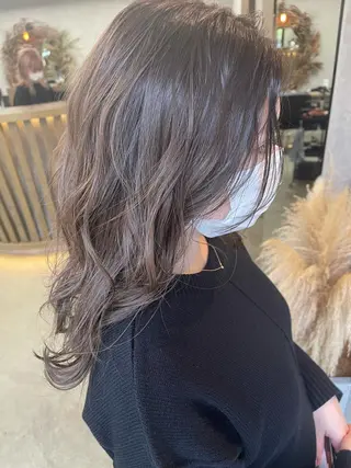 ミディアム カラー ダブルカラー /まつ毛パーマ🎀のヘアスタイル