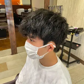 ショート メンズ ツイスパ/メンズ特化 🦋𝑺𝑶𝑵𝑬の眉毛・アイブロウイメージ