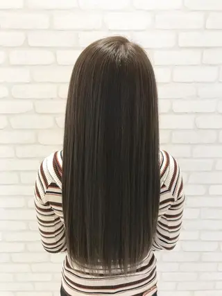 ロング カラー ヘアアレンジ Gain池下 レディースのヘアスタイル